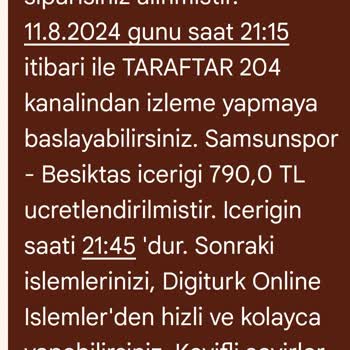 Digiturk Paket Problemi Ve İzinsiz Faturalandırma