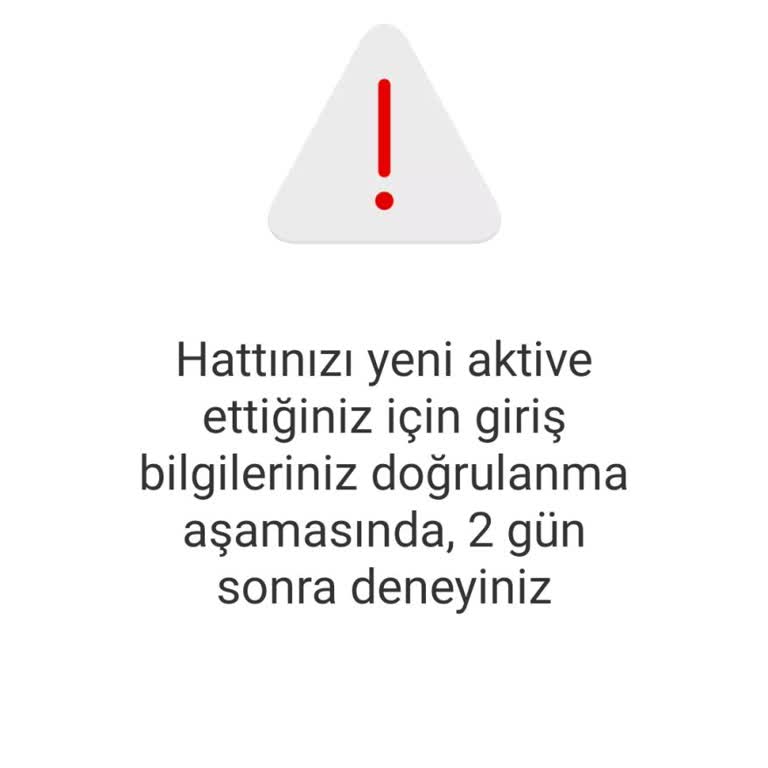 Vodafone Yanımda Uygulamasında Sürekli Uyarı Mesajı Alıyorum