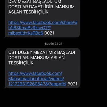 Mahsum Aslan Tesbihçilik Rahatsız Edici Mesajları