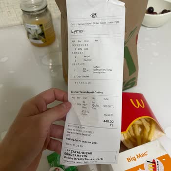 Yemeksepeti Ve McDonald's Eksik Sipariş