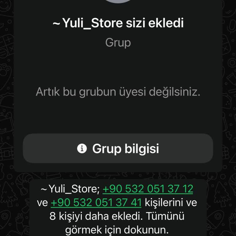 WhatsApp Sorumluluk Kabul Etmiyorum