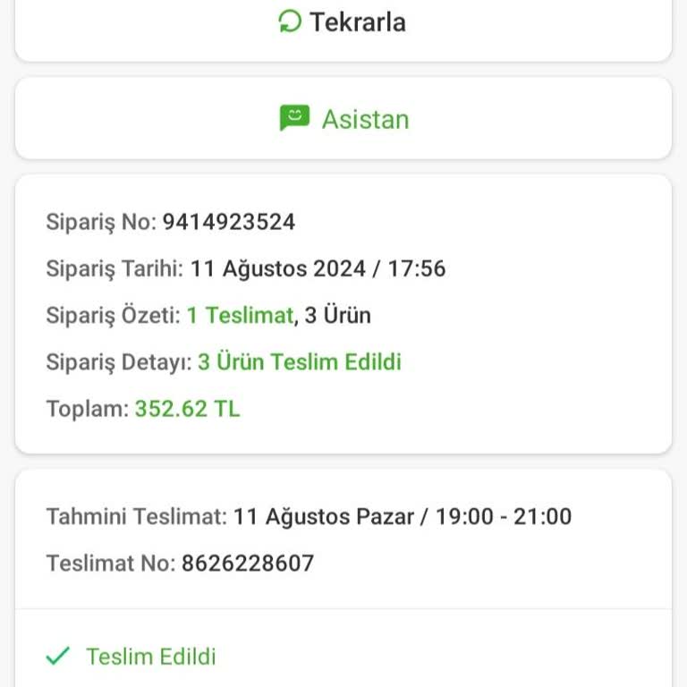 Trendyol Teslimat Gecikmesi Ve Eksik Ürün Problemi