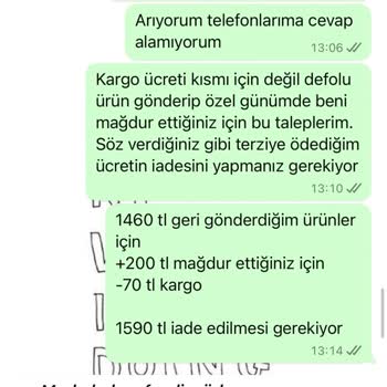 Butik Merve Aksoy Hatalı Ürün Gönderimi