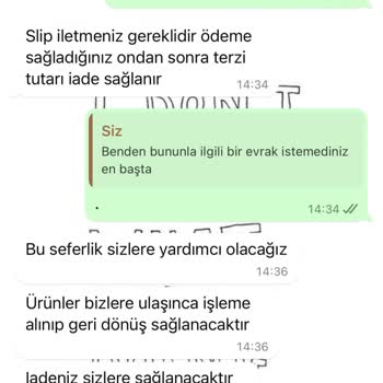 Butik Merve Aksoy Hatalı Ürün Gönderimi