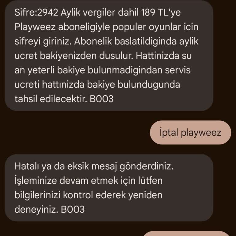 Playweez Üyelik İptali Ve Ücret İadesi