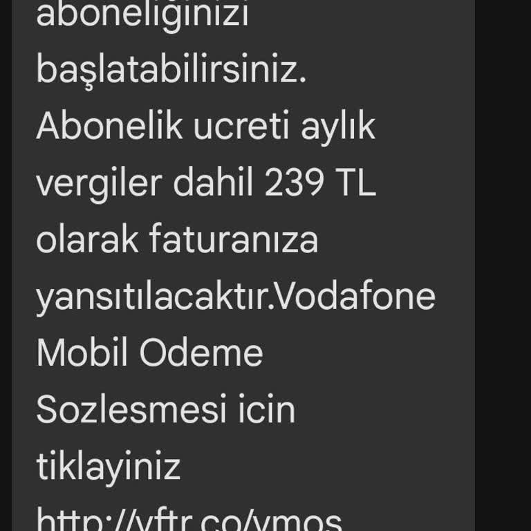 Vodafone Müşteri Hizmetlerine Ulaşamama Ve Beklenmedik Ücretlendirme