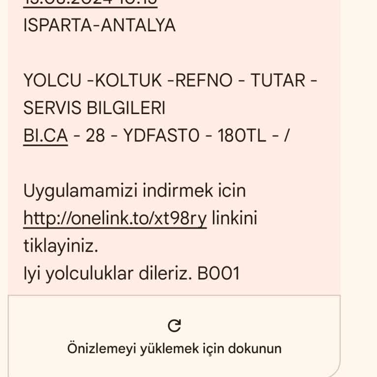 Metro Turizm Otobüs Bilet İptali