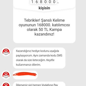 Vodafone Pay Cüzdan Kodu Hatası
