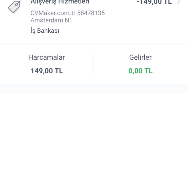 Cvmaker.com.tr Otomatik Ödeme Vermiş İptal Edemiyorum