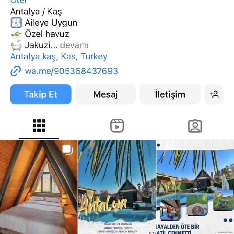Akçakıl Bungalov (Instagram: Akcakil_bungalov) Yaşadığım Olumsuz Deneyim
