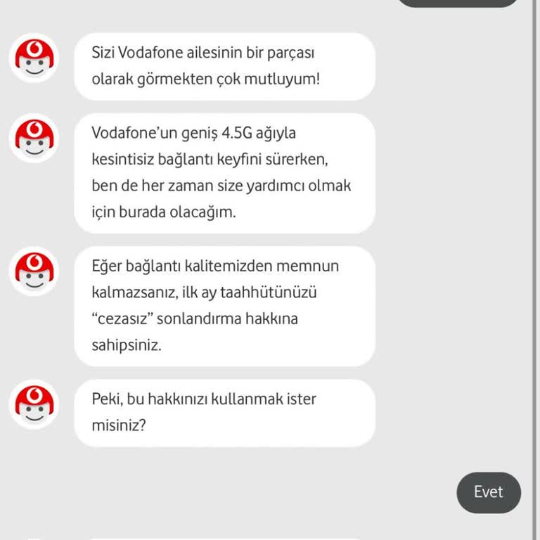 Vodafone'da Kapsama Problemi Ve Cayma Bedeli Sorunu