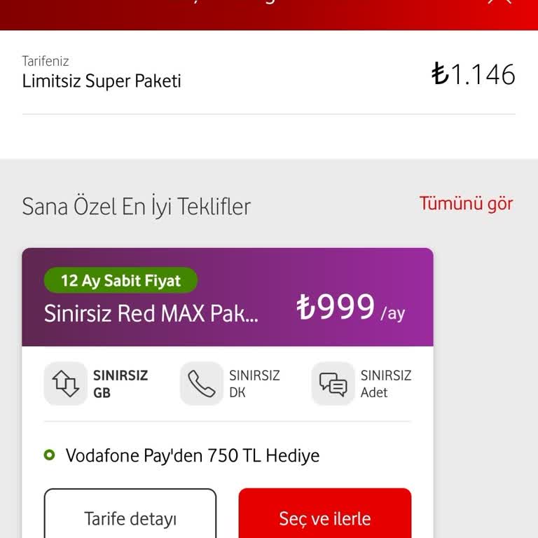 Vodafone Fatura Şoku: 1 Yılda 3 Kat Artış