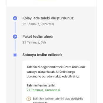 hepsiJET İadem Kayboldu Veya Yapılmadı