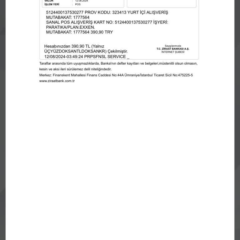 Exxen Giremediğim Hesabımdan Para Çekme