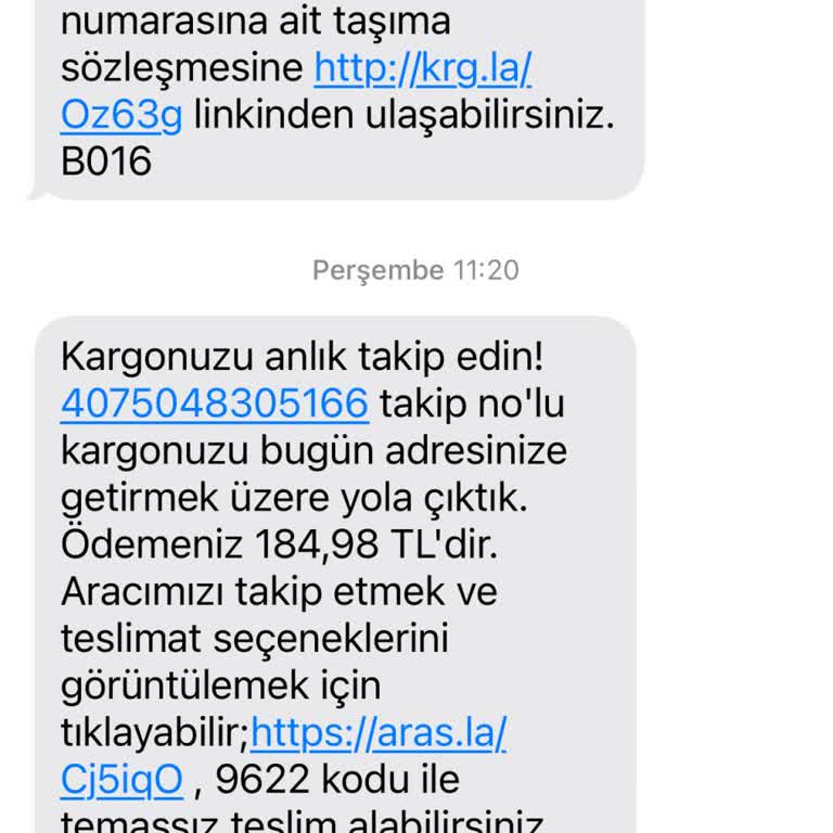 Aras Kargo Kimliğimi Getirmiyor Ortada Yok