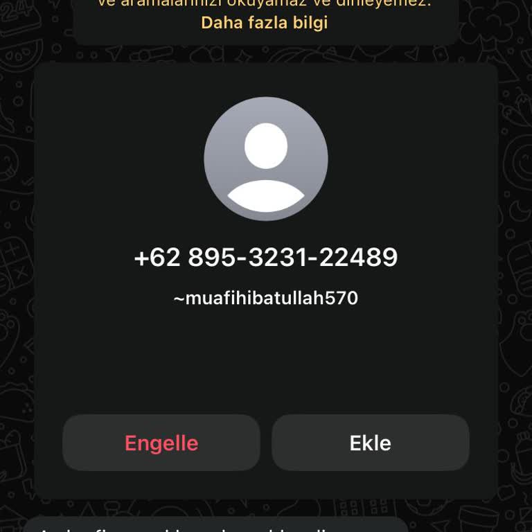 WhatsApp Adıma Hesap Açılması