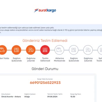 Sürat Kargo'nun Teslimat Sorunları Ve Yanıltıcı Bilgilendirme