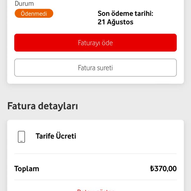 Vodafone Yanlış Yönlendirme Ve Eksik Bilgilendirme Sonucu Fahiş Fatura