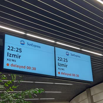 Sunexpress Uçuşunda Uzun Rötar Ve Mağduriyet
