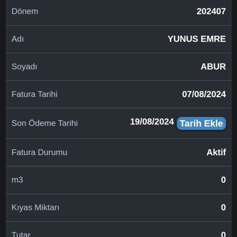İBB - İstanbul Büyükşehir Belediyesi Su Faturası 2 Kişiye Bu Kadar Gelemez