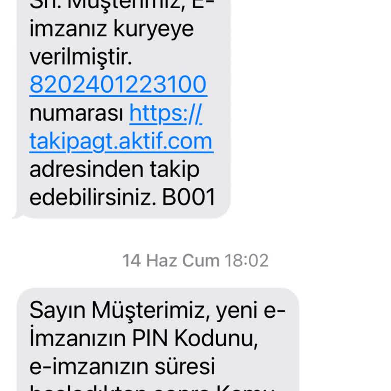 AGT Kurye'nin E-imza Teslimatındaki Gecikmesi