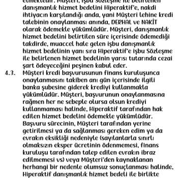 Hiperaktif Kredi Danışmanlığı Yanıltıcı İşlemler Ve Bilgilendirme Eksikliği