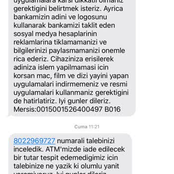 Akbank ATM Paramı Yuttu