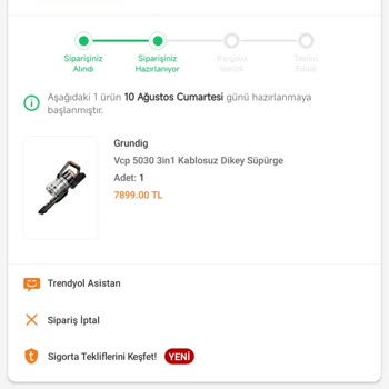 Trendyol Şu Anda İşleminizi Gerçekleştiremiyoruz