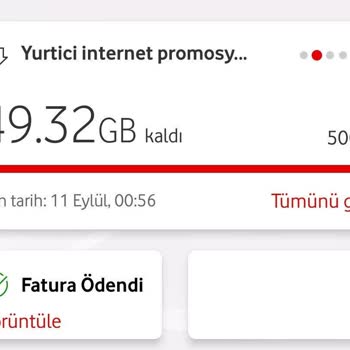 Vodafone 50GB Hediye Kampanyasından Yararlanamama Sorunu