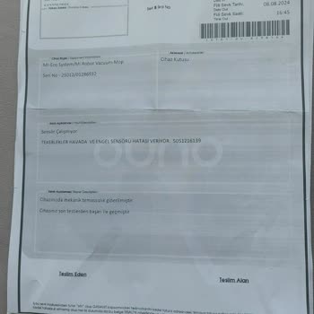 Xiaomi Robot Süpürge Servis Sorunu