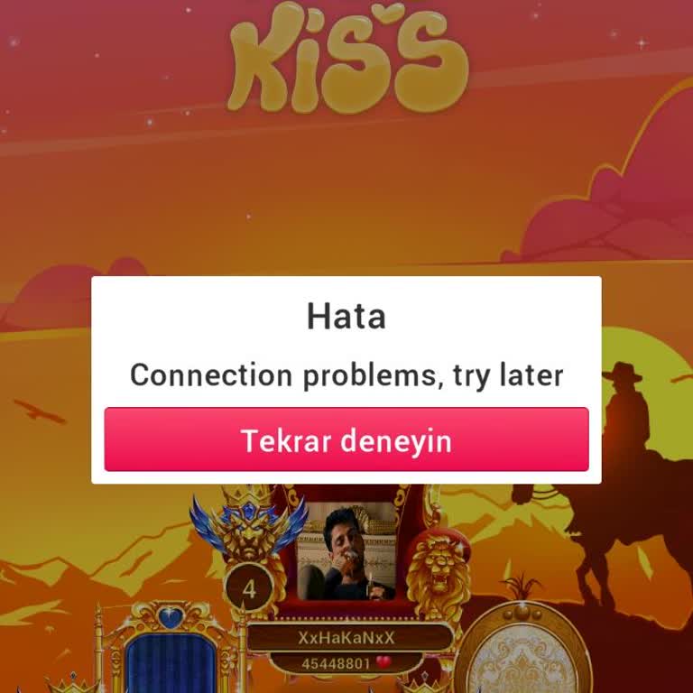 Kiss Kiss Oyun Hata Veriyor