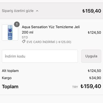 Nivea Eve Shop Şikayet