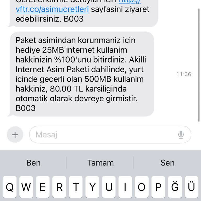 Vodafone'da Müşteri Hizmetleri ve Fatura Sorunları