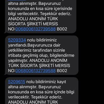 Anadolu Sigorta Yol Yardım Çekici Hizmeti Mağduriyeti
