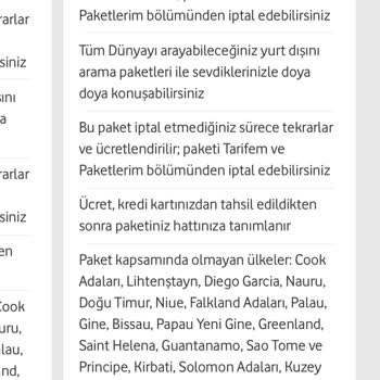 Vodafone Yurt Dışı Tarifesi Mağduriyeti: Fatura Şoku ve İletişim Sorunları