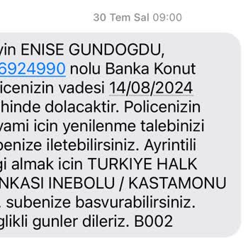 Türkiye Sigorta Talep Edilmeden Poliçe Düzenlemiştir.