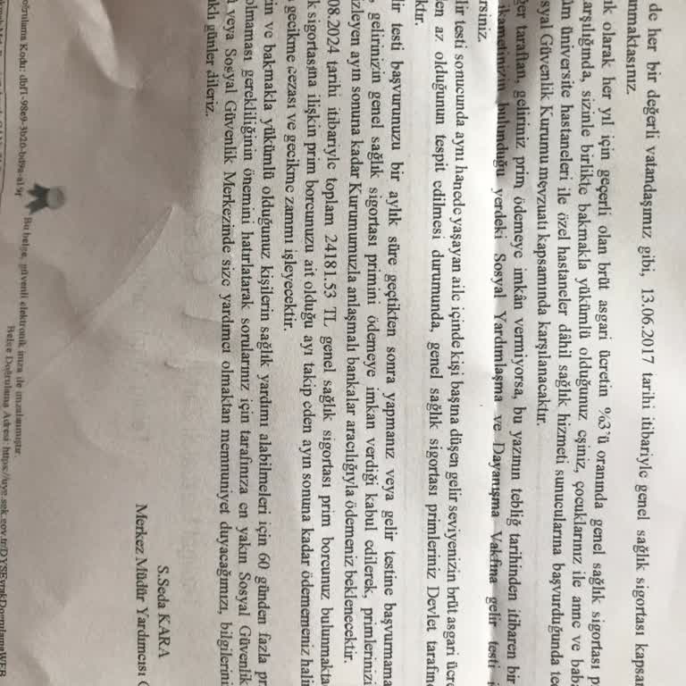 SGK Borçlandırma Sorunu Tebliğ