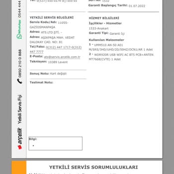 Garanti Süresinde Sürekli Arızalanan Arçelik TV İçin Çözüm Bekliyorum