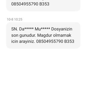 A. Erdal (SMS) Yanıltıcı Mesajlar