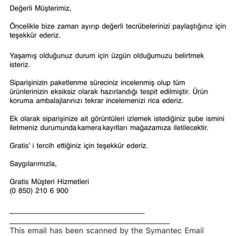 Gratis Kargo Ve Ürün Eksikliği