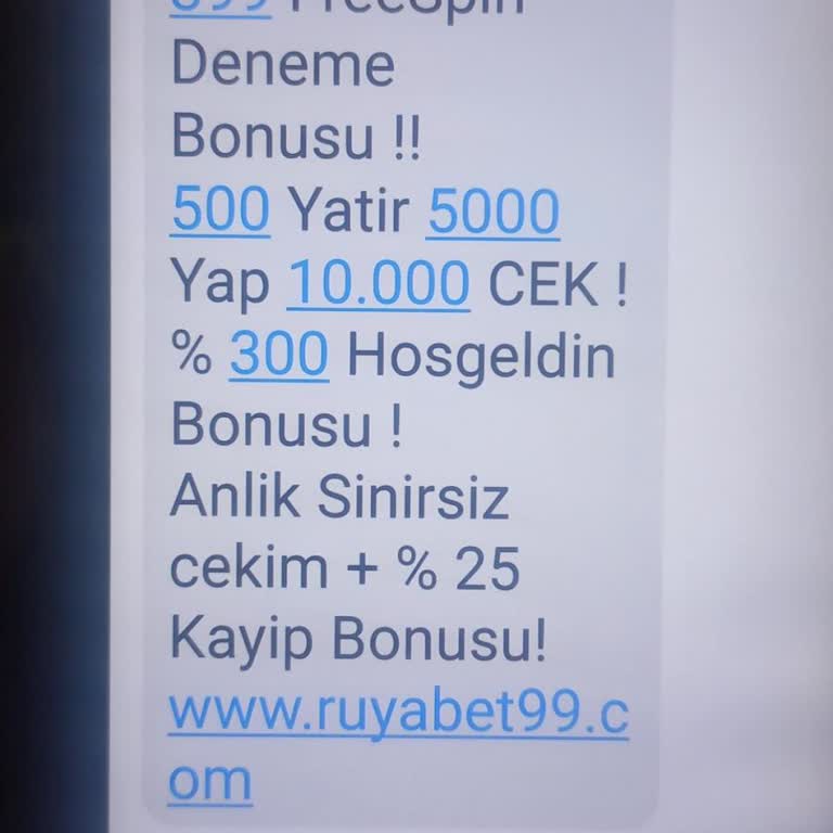 Rüyabet Çocuğa Kumar Mesajları Gönderen Siteye Tepki