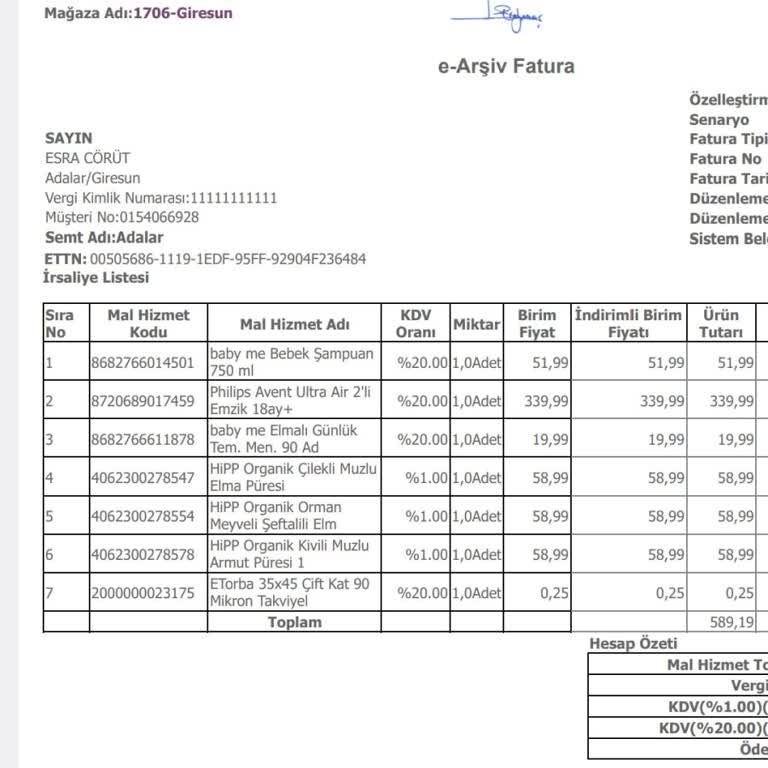 ebebek Kasa Fiyat Farkı