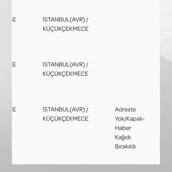 PTT Kargo'nun Yetersiz Hizmeti Ve Yanıltıcı Bildirimler