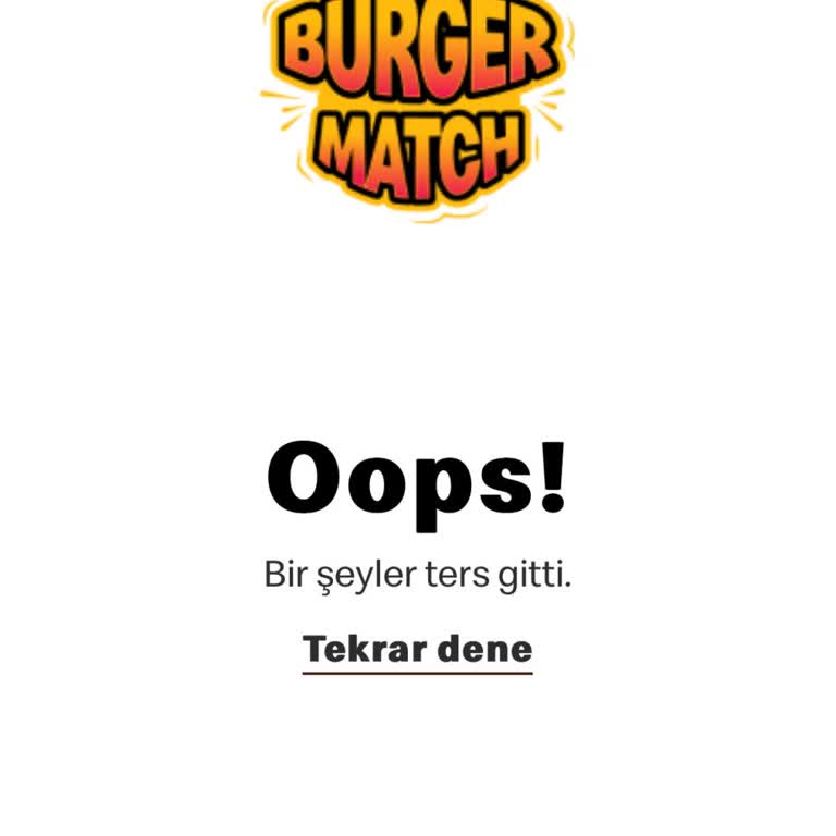 McDonald's Burgercrush Oyunu Kazanma Sorunu