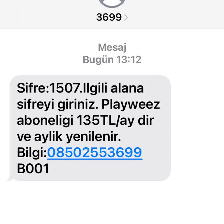 Playweez Bilgi Olmadan Abone Yapıyor