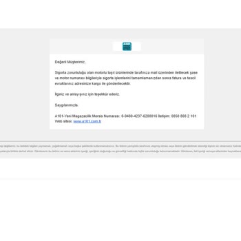 A101'DEN Aldığım Motosiklet İle İlgili Evraklarım Nerede!