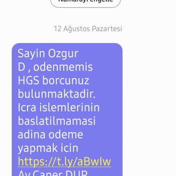 Olmayan HGS Borcu İçin İcra Tehdidi Yapan Avukat