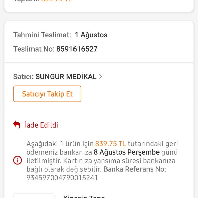 Trendyol Express Kargo Ürün Teslim Etmeyip İade Ediyor