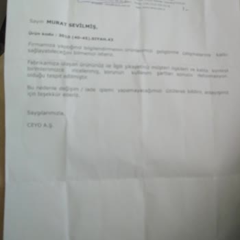 Ceyo Mağazaların Nın Mal Satarken Ürünlerimiz İki Yı Garantili Yalanı