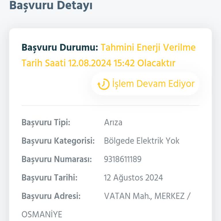 TEDAŞ Vatan Mahallesi TOKİ'de Her Gün Elektrik Arızasını Bulamıyor?